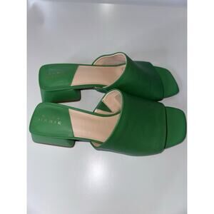 NEW Alex Marie Leather Mule Heels Size 7.5